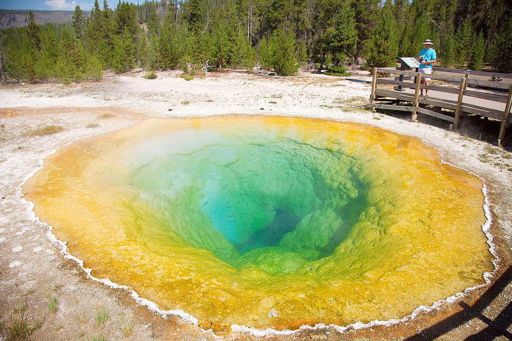 Yellowstone National Park, Morning Glory Pool
