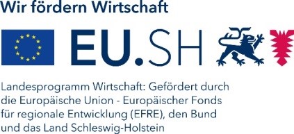 Logo des Landesprogramms Wirtschaft EU.SH