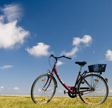 Einsames Fahrrad