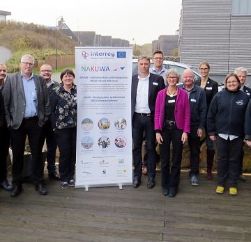 Im Anschluss an die Fachtagung fiel der Startschuss für das deutsch-dänische Tourismus-Projekt „NAKUWA“. Das Bild zeigt die Projektbeteiligten