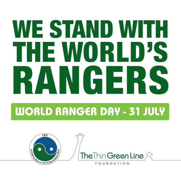 Banner We stand with the world's rangers