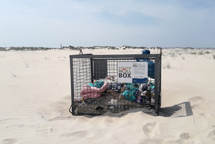 Strand-Müll-Box