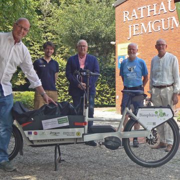 Übergabe des Biosphären-Bikes für Jemgum