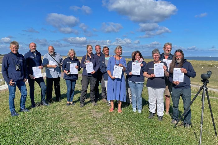 Die ersten zertifizierten Nationalpark-Vogelführer:innen im Niedersächsischen Wattenmeer