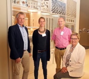 Peter Südbeck, Dorothee Hodapp, Sjon de Haan und Anne-Marie Vaegter Rasmussen beim Wattenmeertag 2023